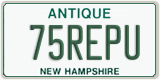New Hampshire, Vanity Plates