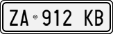 License plate of Italy, Cars (1994 year series)