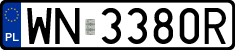 License plates of Poland, Regular car plates