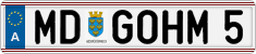 License plate of Austria, Vanity Plates