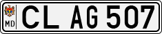 License plate of Moldova, Cars (1992)