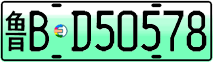 License plate of China, Electric vehicles
