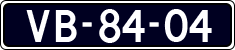 License plate of the Netherlands, Commercial Vehicles (1951-1994 system)