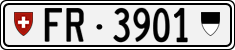 License plate of Switzerland, Cars