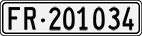 License plate of Switzerland, Cars