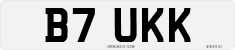 License plate of the United Kingdom, 1983 year system