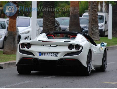 HH AA 1443, Ferrari F8