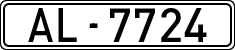 License plates of Spain, 1900 year series