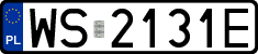 License plates of Poland, Regular car plates