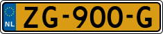 License plate of the Netherlands, Cars