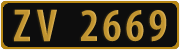 License plate of Norway, Tax-exempt vehicles