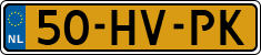License plate of the Netherlands, Cars
