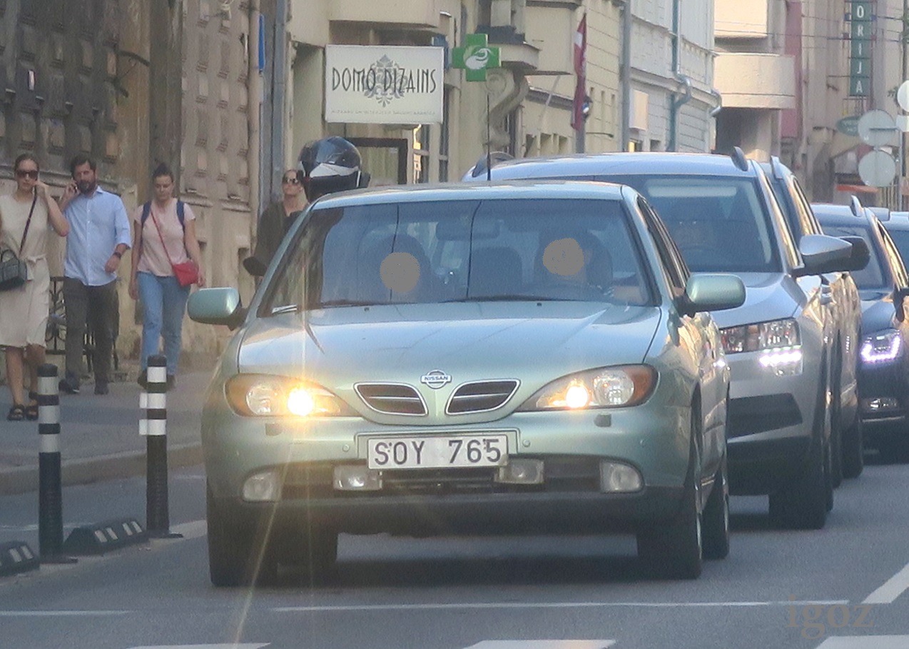 SOY 765, Nissan Primera 2nd gen Sedan/Liftback (P11), facelift, 1999–2002