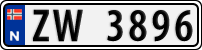 License plate of Norway, Trailers, motorcycles, special vehicles