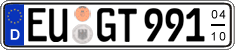 German license plate, Seasonal plates