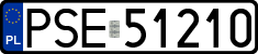License plates of Poland, Regular car plates