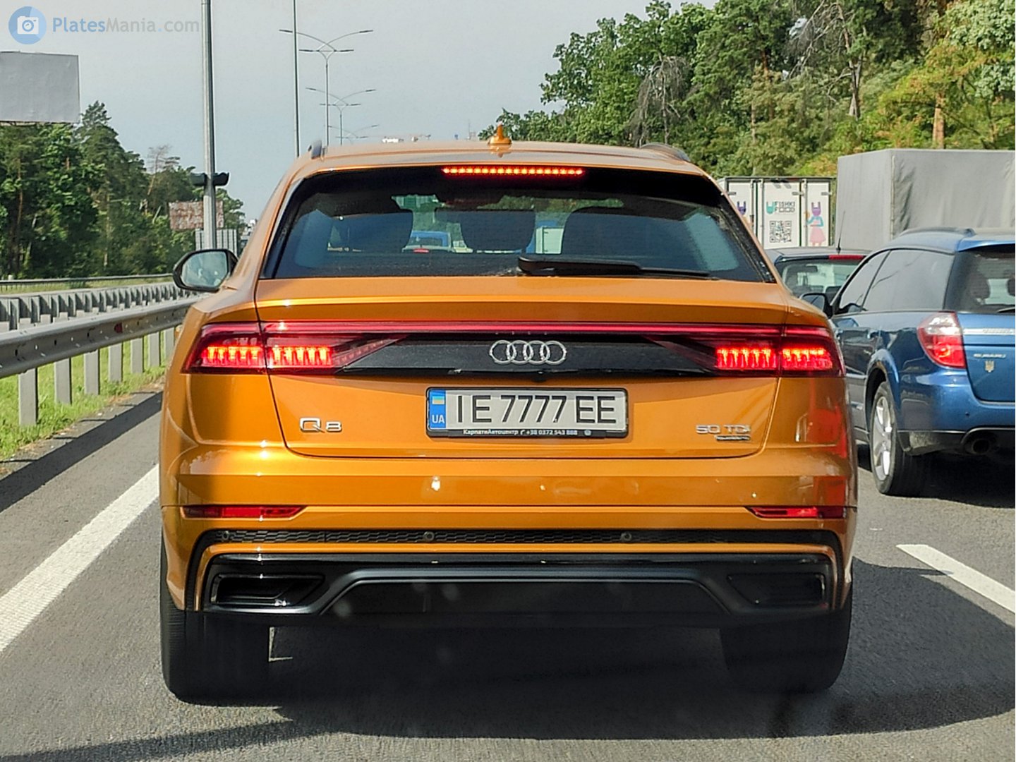 IE 7777 EE, Audi Q8 1st gen (4MN), 2018–2023