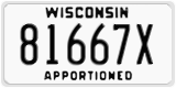 Wisconsin, Apportioned (12345A)