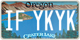 Oregon, Vanity Plates