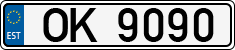 License plate of Estonia, Vanity Plates