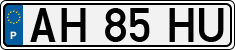 License plate of Portugal, Regular plates