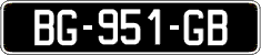 French license plate, SIV (oldtimers)