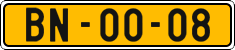 License plate of the Czech Republic, Commercial vehicles (1960)