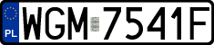 License plates of Poland, Regular car plates