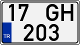 License plate of Turkey, Regular plates