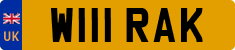 License plate of the United Kingdom, 1983 year system