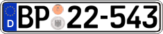 German license plate, Authorities and federal agencies