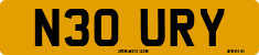 License plate of the United Kingdom, 1983 year system