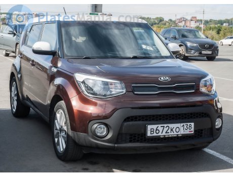 в672ко138, Kia Soul