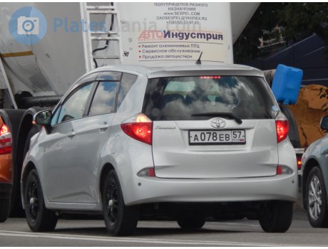 а078ев57, Toyota Ractis