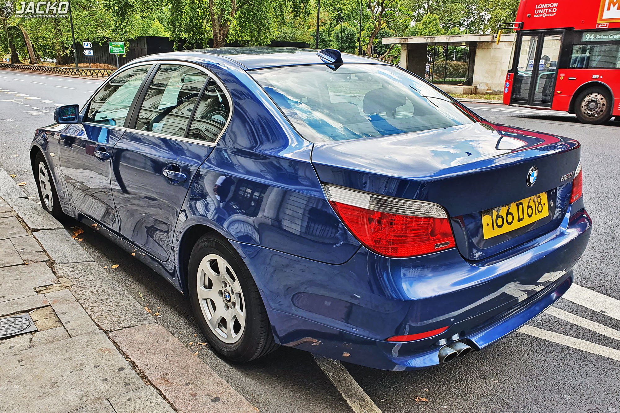 166D618, BMW 5 Series 5th gen Sedan (E60), 2003–2010