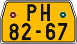 License plate of the Czech Republic, Commercial vehicles (1960)