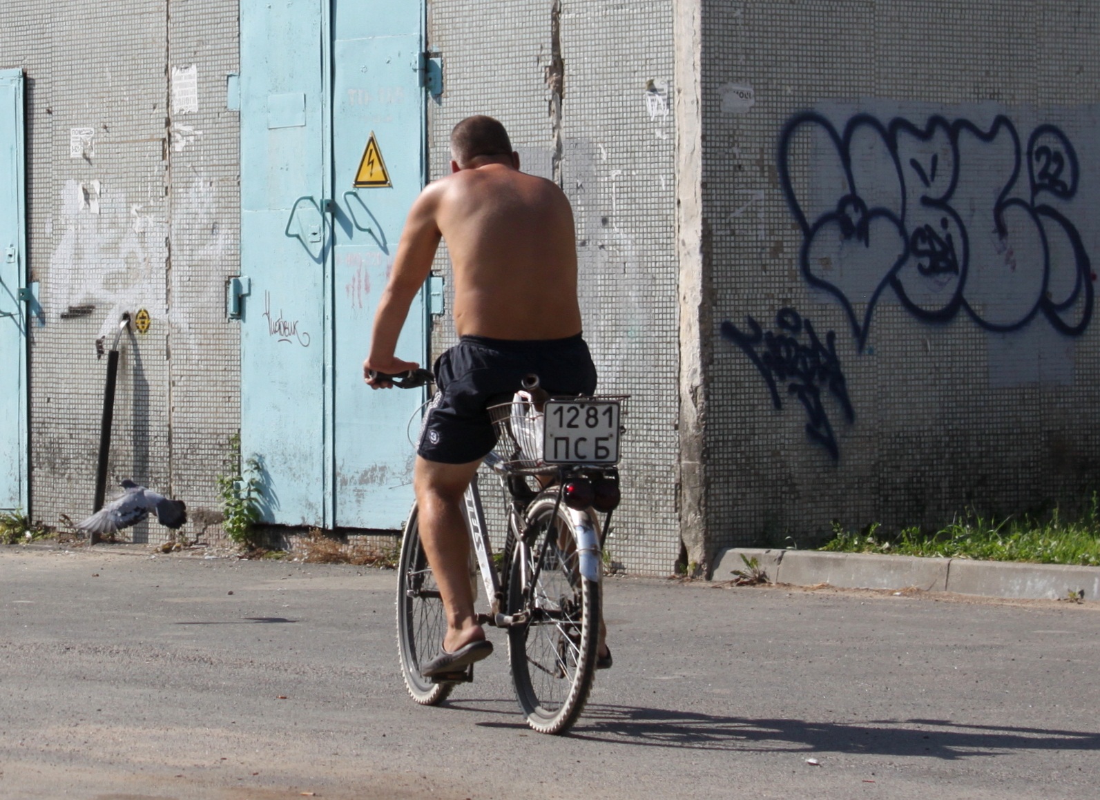 1281 ПСБ, License plate without vehicle 