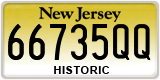 New Jersey, Historic (QQ12345 / 12345QQ)
