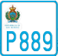 License plate of San Marino, Motorcycles