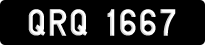 License plate of Malaysia, A(BC) 1(234)