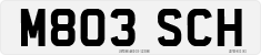 License plate of the United Kingdom, 1983 year system