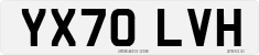 License plate of the United Kingdom, 2001 year system