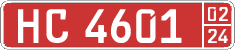 License plate of Kyrgyzstan, Diplomatic