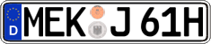 German license plate, Plates for oldtimers (type 