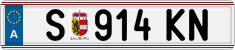 License plate of Austria, Regular plates