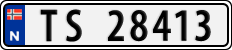 License plate of Norway, Cars