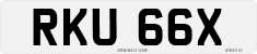 License plate of the United Kingdom, 1963 year system