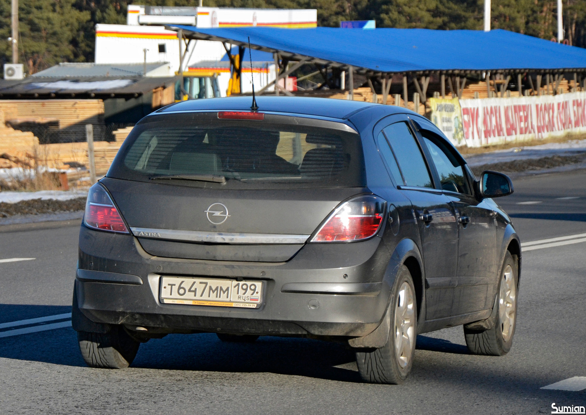 т 647 мм 199, Opel Astra 3rd gen 5-door Hatch (H; A04), 2004–2014