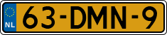License plate of the Netherlands, Military