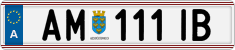 License plate of Austria, Regular plates
